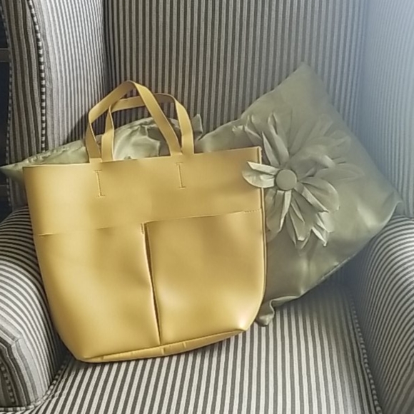neiman marcus yellow tote
